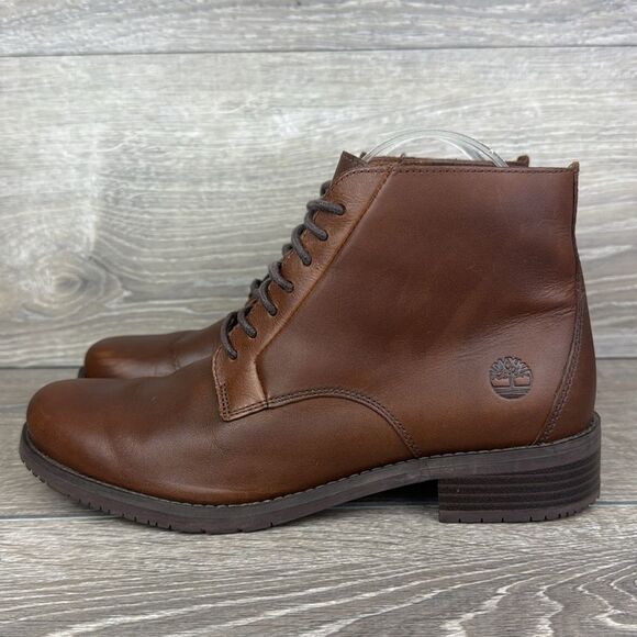 Timberland Chestnut Lace Up Boots - Picture 3 of 10
